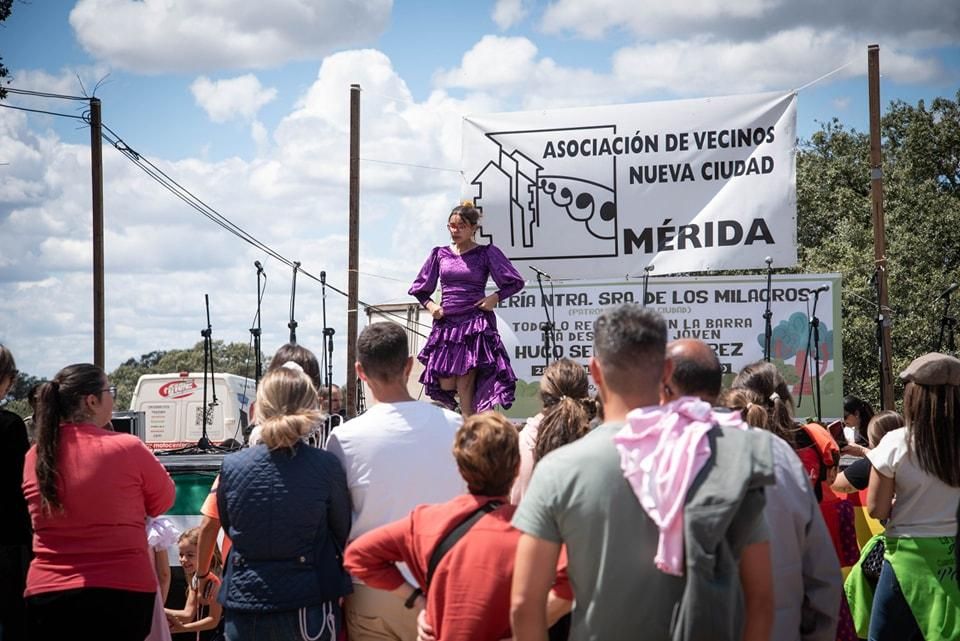 Así se vivió la romería de Nueva Ciudad en Mérida