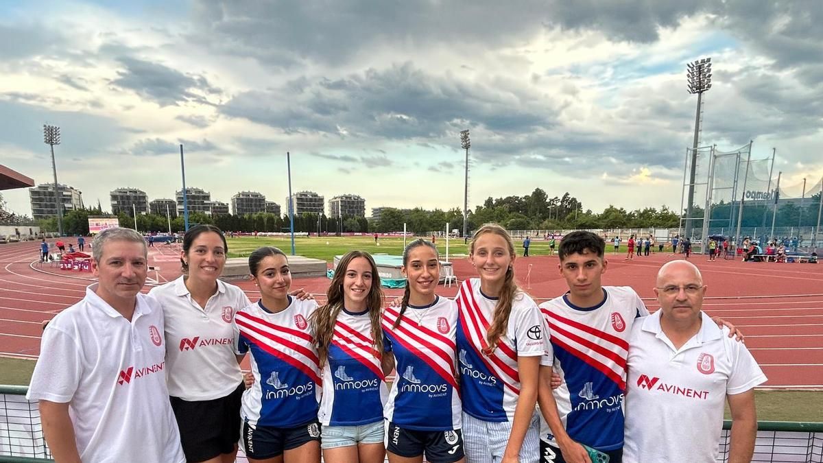 L'equip de l'Avinent Manresa Sub-18 al Campionat d'Espanya de Catelló