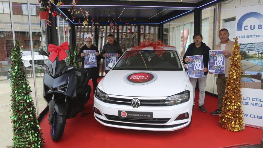 Miembros de ACOE y del Concello presentando el programa de 2025. |  Bernabé/ Ángel Abeledo