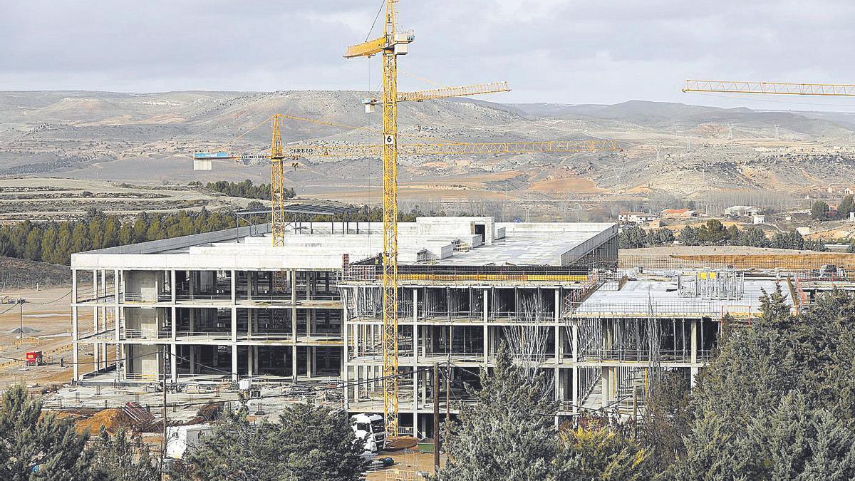 En 2013 el proyecto de la construcción del hospital de Teruel se modificó para tener en cuenta el condicionante sísmico. | JAIME GALINDO