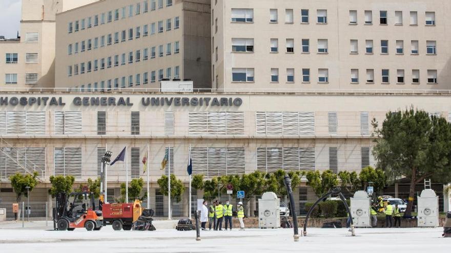 El Consell inicia la última fase del hospital de campaña de Alicante para que esté disponible la próxima semana