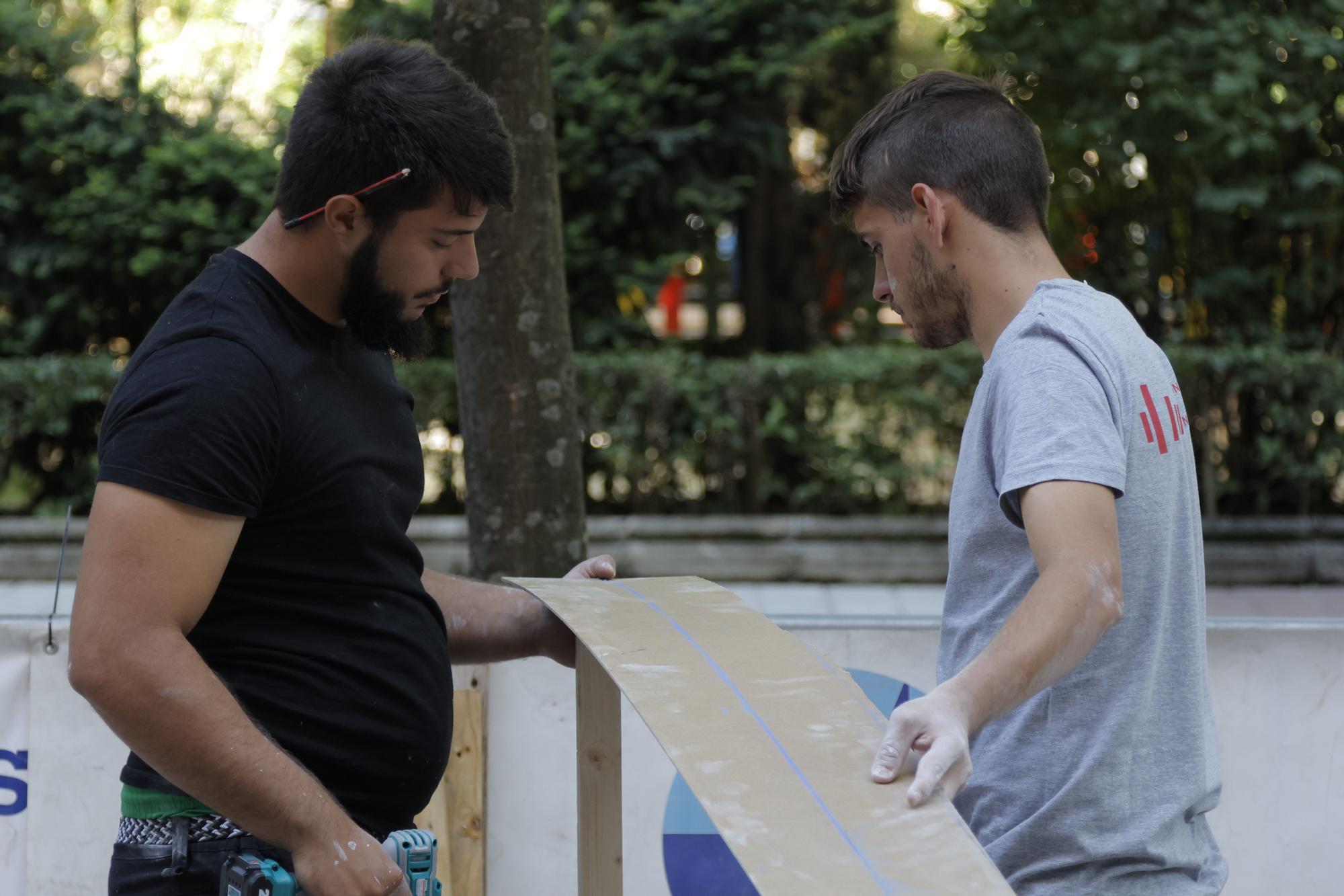 FOTOGALERÍA | Concurso de albañilería en Cáceres