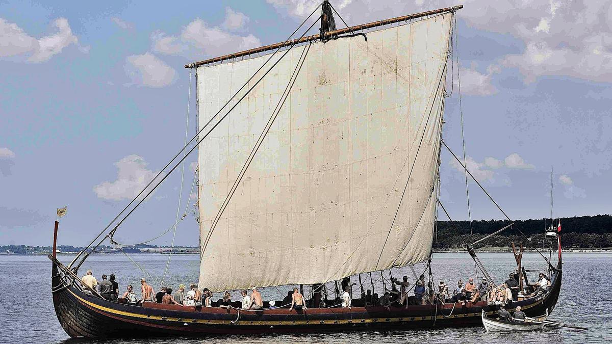 Recreación 
de una nave 
vikinga.   | // FDV