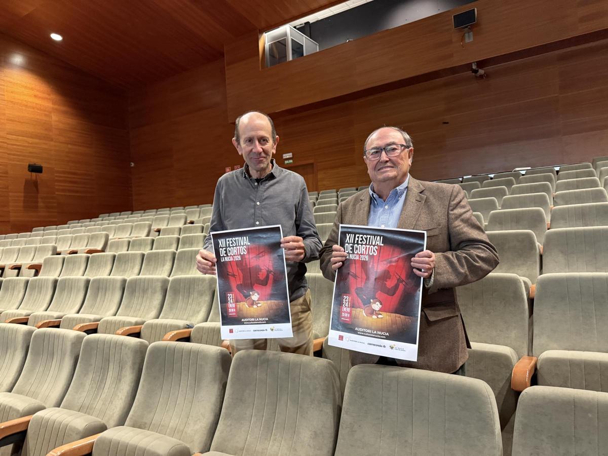 Francesc Sempere y Pedro Lloret, en la presentación del festival