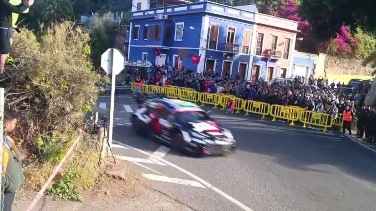 Shakedpen en Santa Brigida del Rally Islas Canarias