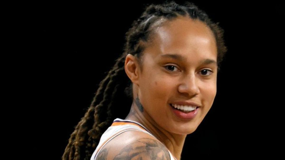 La jugadora de baloncesto de la WNBA Brittney Griner.