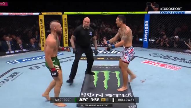 McGregor vs Holloway: resumen, resultado y ganador tras la lesión en el UFC 329