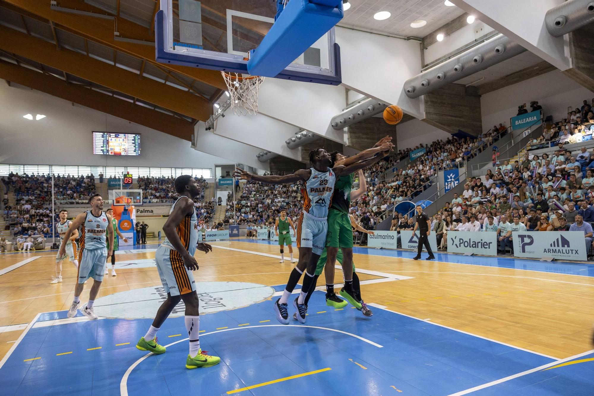 Así ha sido la fiesta del Palmer Basket Mallorca Palma tras ascender a Primera FEB