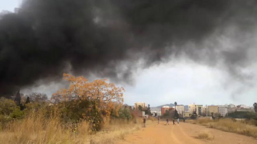 Vídeo incendio casa Castellón