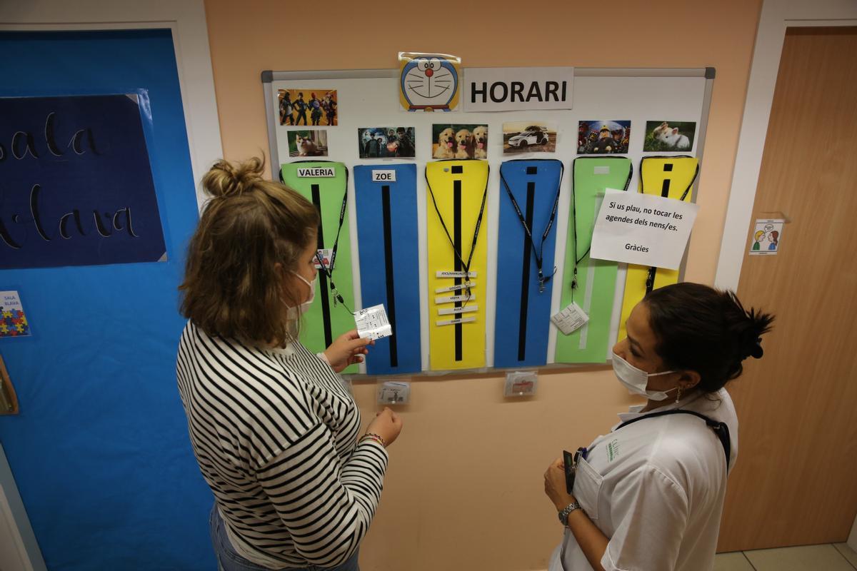 Hospital de Día de niños y adolescentes del Hospital Clínic, que atiende a menores con trastornos mentales.