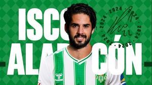 Imagen promocional de Isco Alarcón con el Betis.