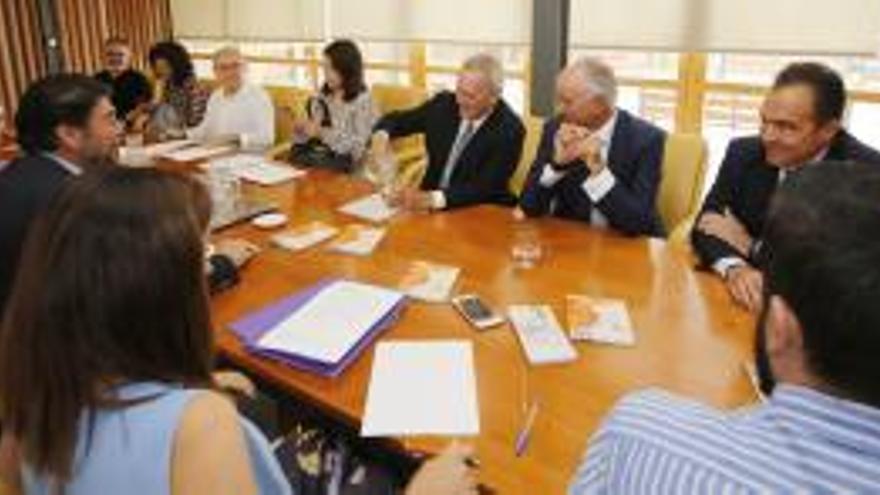Última reunió del Consell de Govern del Teatre Principal d&#039;Alacant, el passat 17 de setembre.