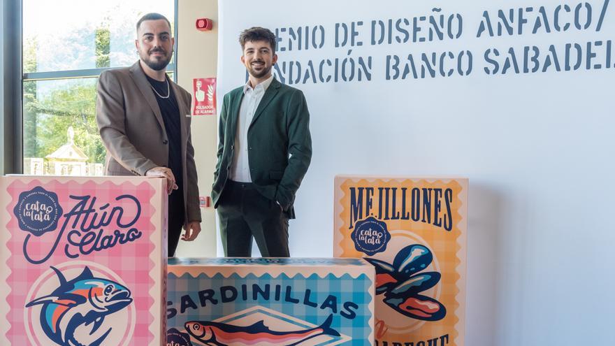 Pablo Fernández y Alberto Guerrero, ganadores del IV Premio de Diseño Anfaco-Fundación Banco Sabadell