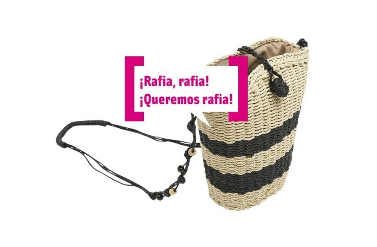 Bolso de rafia de Misako