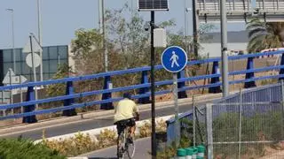 Un contador de peatones analizará la circulación en la pasarela del Turia de Xirivella