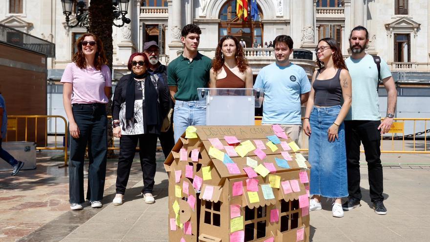Los jóvenes de València exigen a Catalá &quot;respuestas valientes&quot; ante el problema de la vivienda