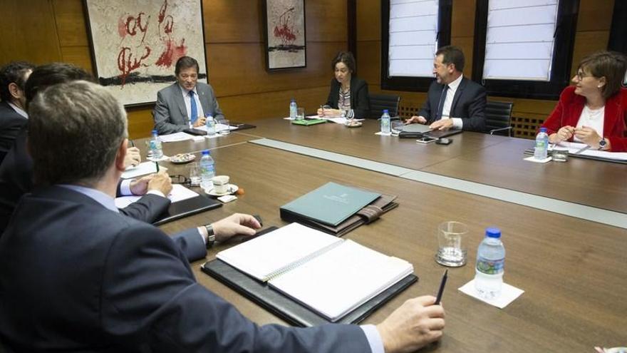 Reunión del Gobierno asturiano.