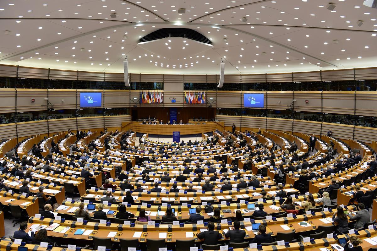 Parlamento Europeo, en una sesión ordinaria