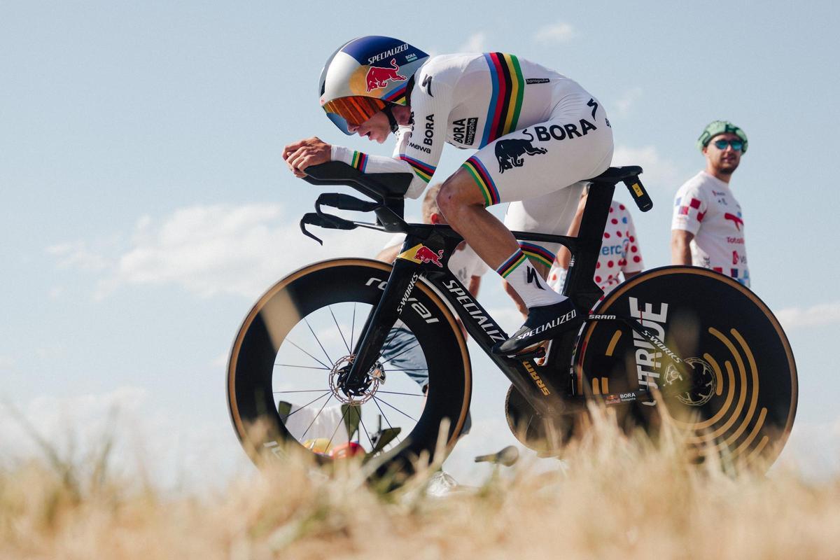 Evenepoel se llevó la contrarreloj