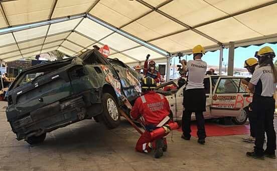 Teguise acoge un campeonato nacional de rescate en accidentes de tráfico