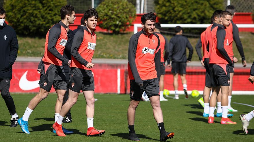 Guille Rosas, Gragera y Campuzano se entrenan y apuntan al derbi