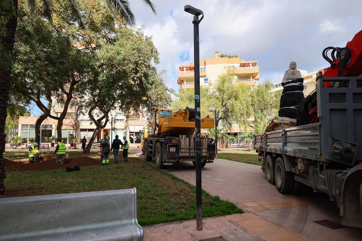 Galería: Todas las imagenes del traslado de la pagesa de Ibzia a su nueva ubicación