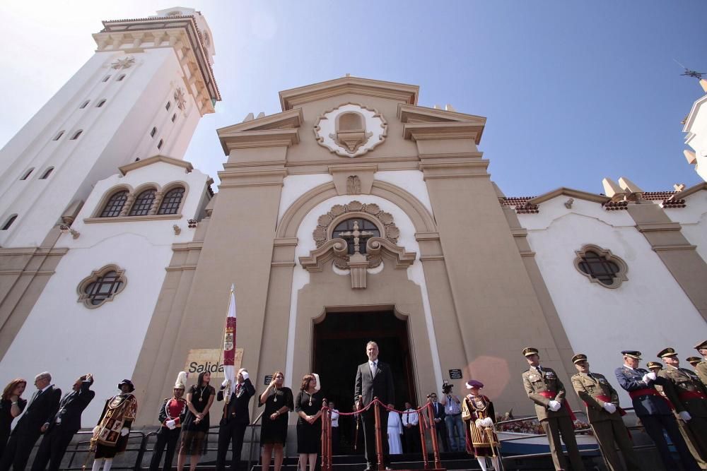 Ángel Víctor Torres, en Candelaria