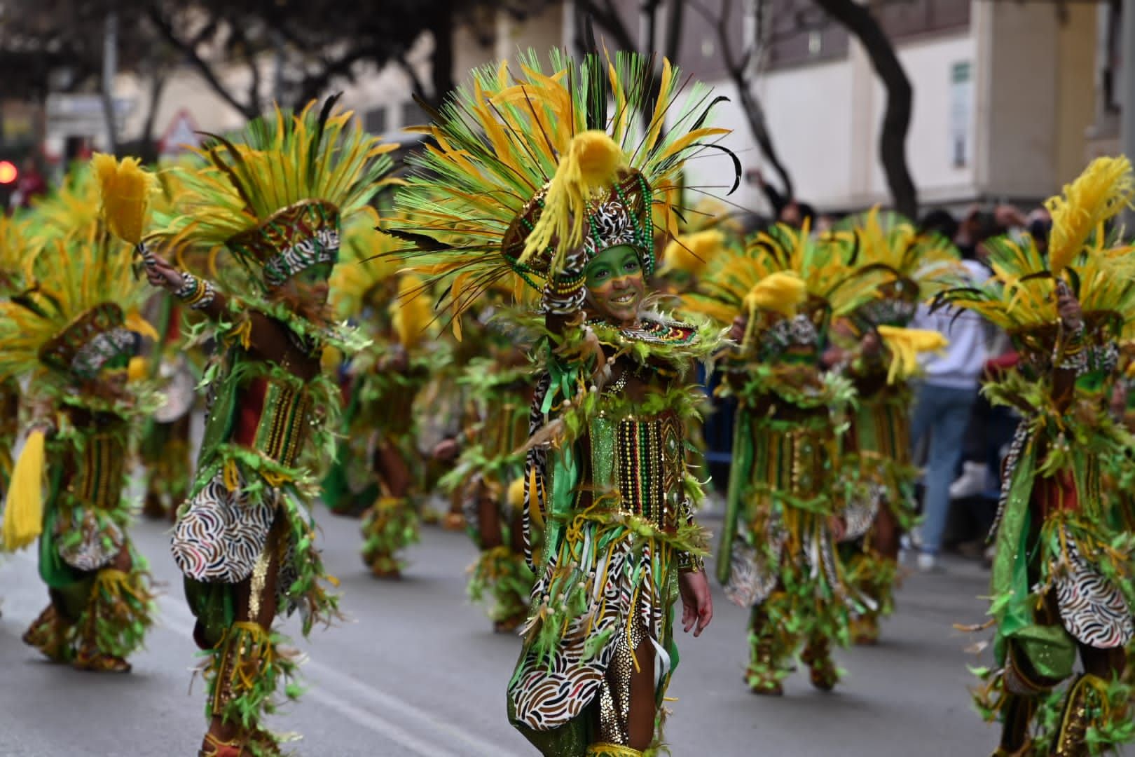GALERÍA | El desfile infantil del Carnaval de Badajoz, en imágenes
