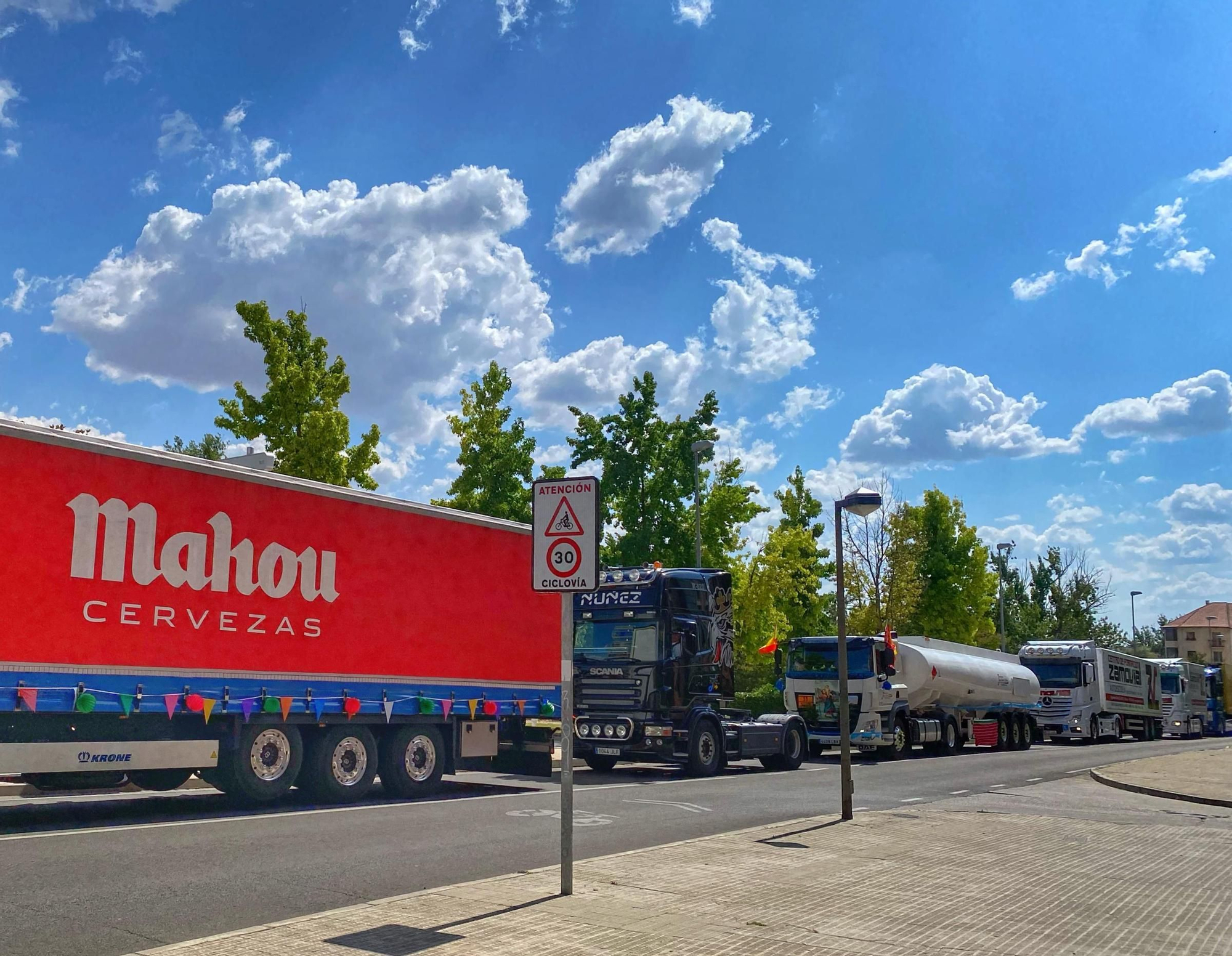 Los camioneros de Zamora honran a su patrón, San Cristóbal