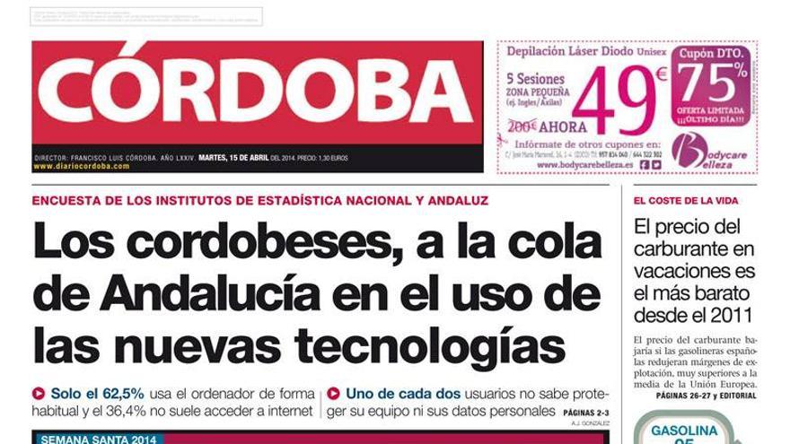 La portada de CÓRDOBA