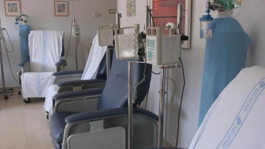 Imagen del servicio de oncología de Can Misses en 2007, cuando la mujer fue al médico.