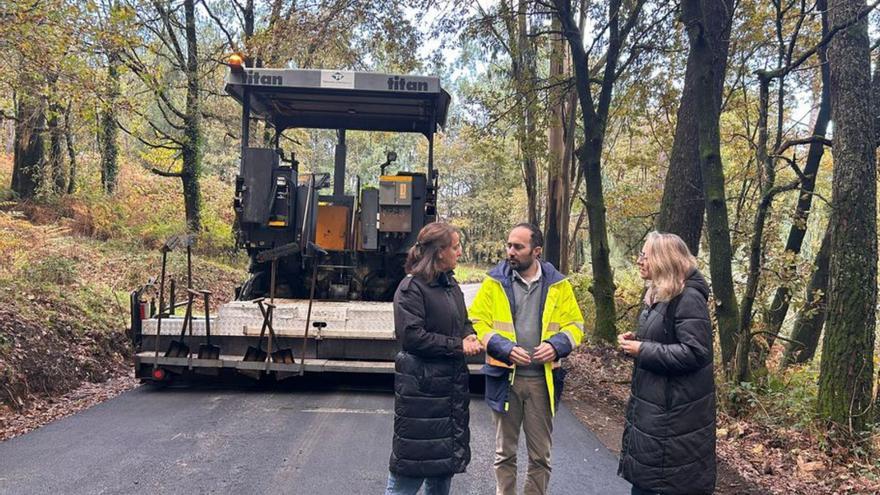 Pena y Conde visitaron la pista con personal de la adjudicataria.