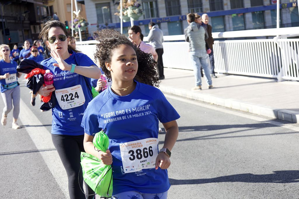 Las imágenes de la llegada a meta de la Carrera de la Mujer de Murcia 2024