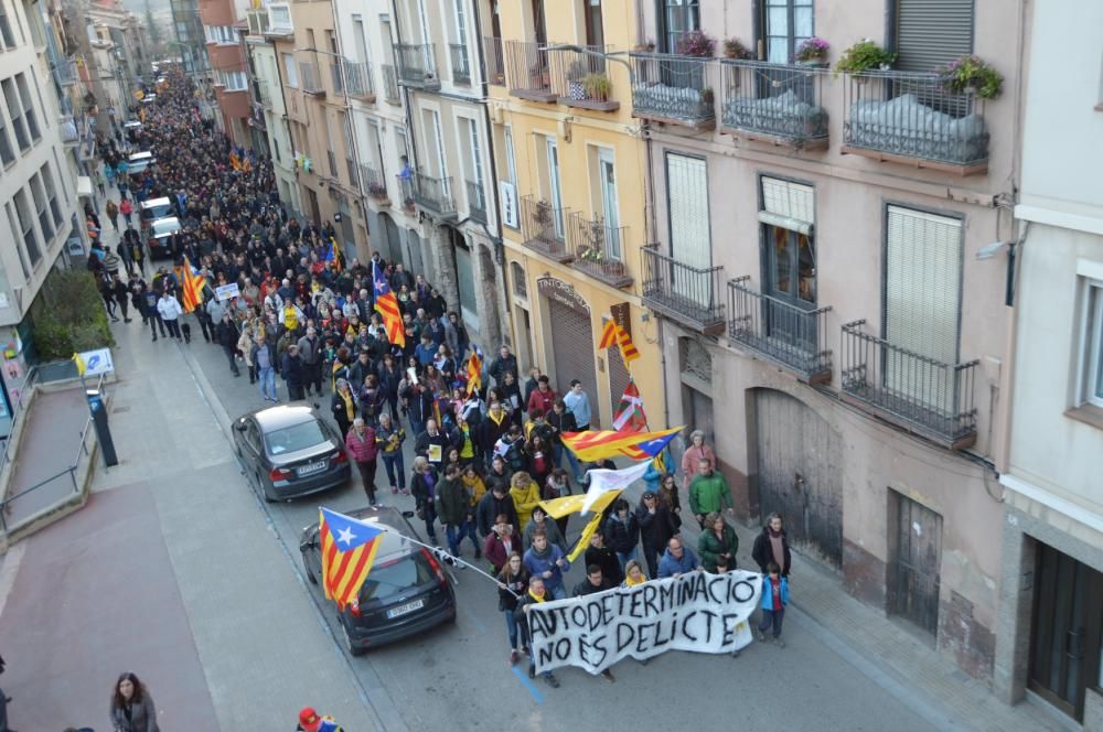 Berga omple els carrers amb una de les mobilitzaci