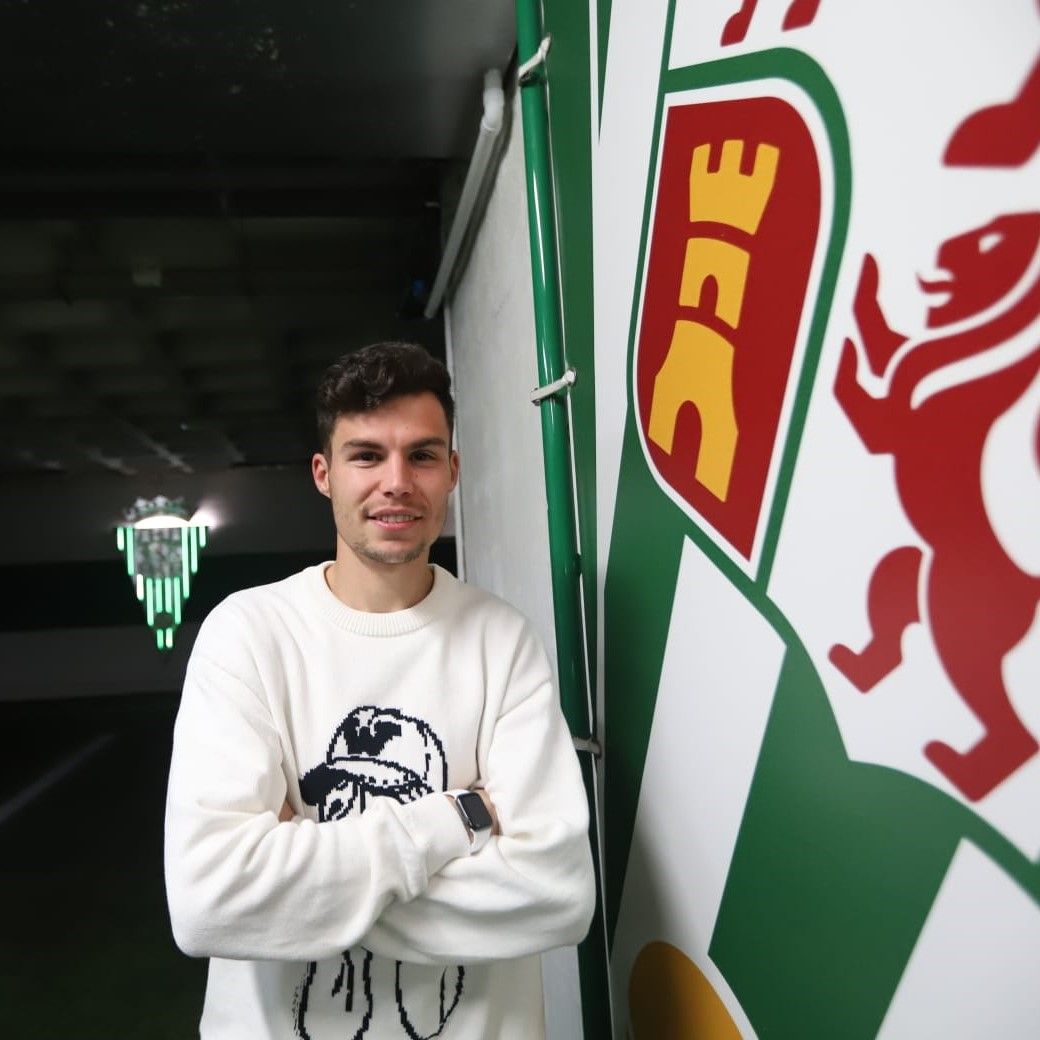 Luismi Redondo, jugador del Córdoba CF, en El Arcángel.