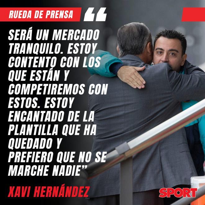 Del elogio a Mateu al plan con Yamal: las frases de Xavi en rueda de prensa