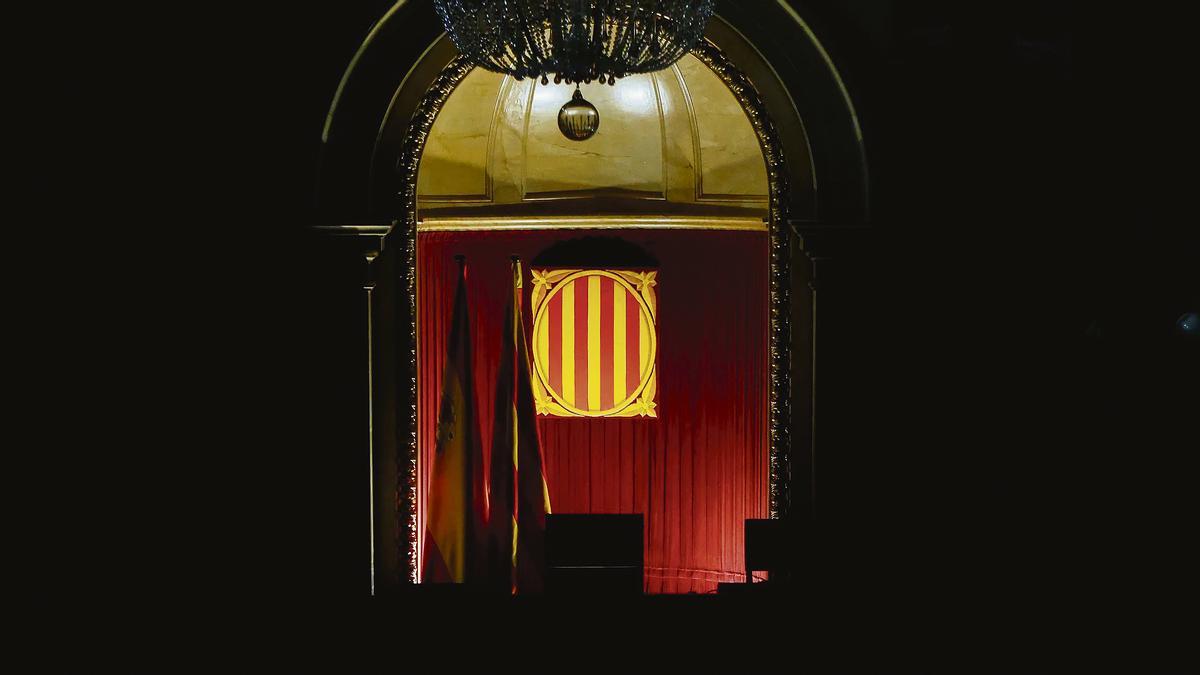 Hemiciclo del Parlamento de Cataluña.