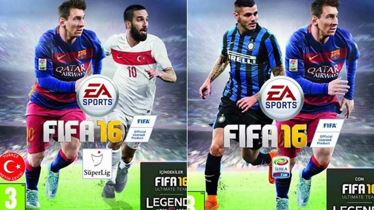 Las ediciones de Turquía e Italia del FIFA 16