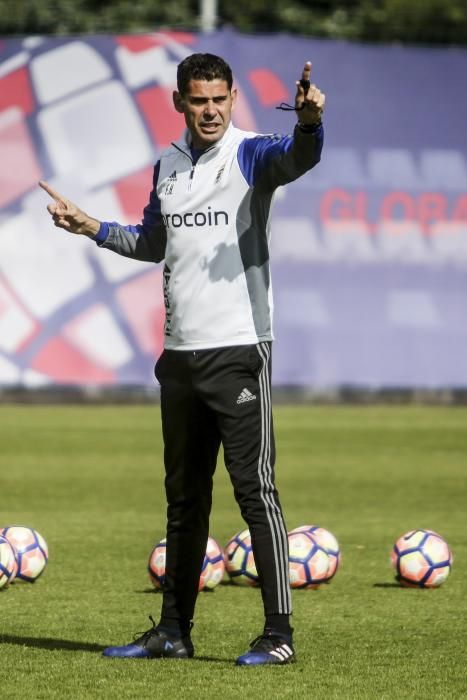 Entrenamiento del Real Oviedo 18/04/2017