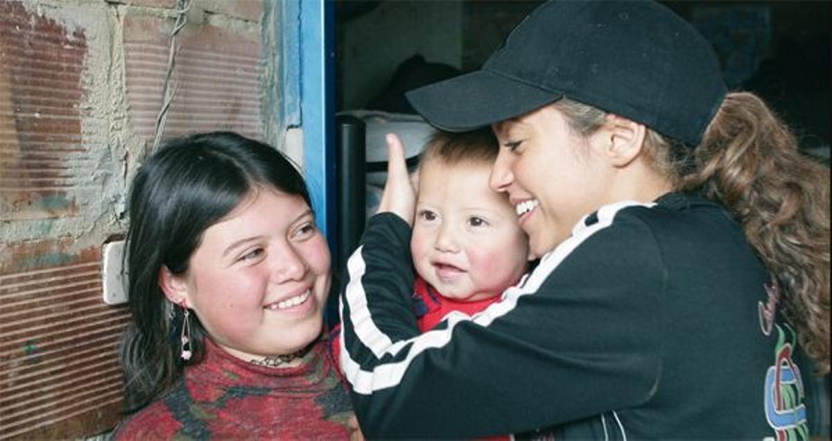 Shakira enuna de sus visitas.