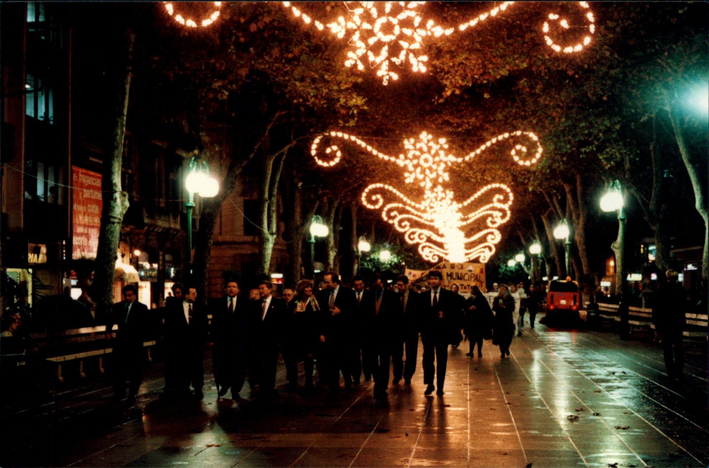 Así eran antes la luces de Navidad de Palma