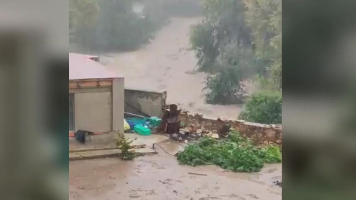 El rio Gaià a la altura de El Catllar