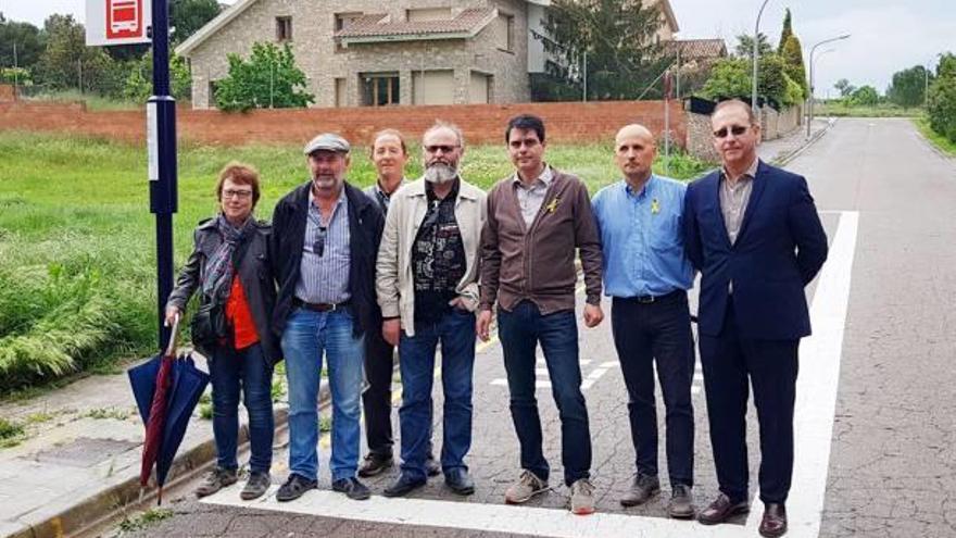 Presentació de les noves parades al barri de Sesoliveres