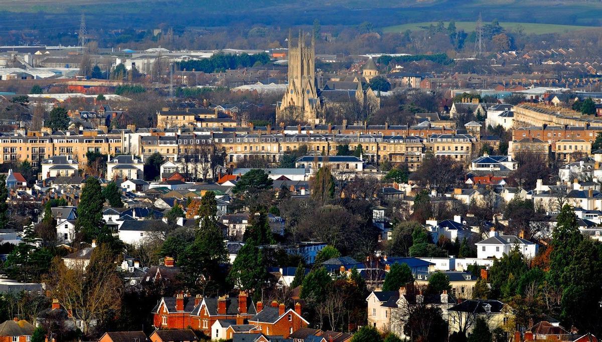 Vista de la ciudad de Cheltenham