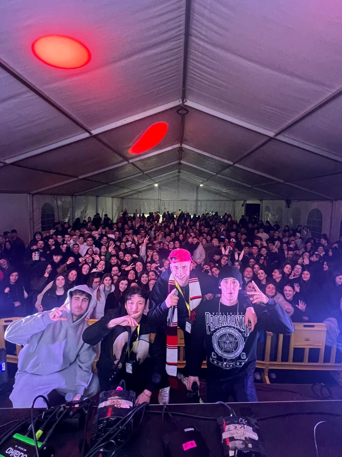 LiL $am durante su actuación en el Ulla Fest