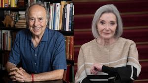 Joan Manuel Serrat y Núria Espert, retratados por EL PERIÓDICO.