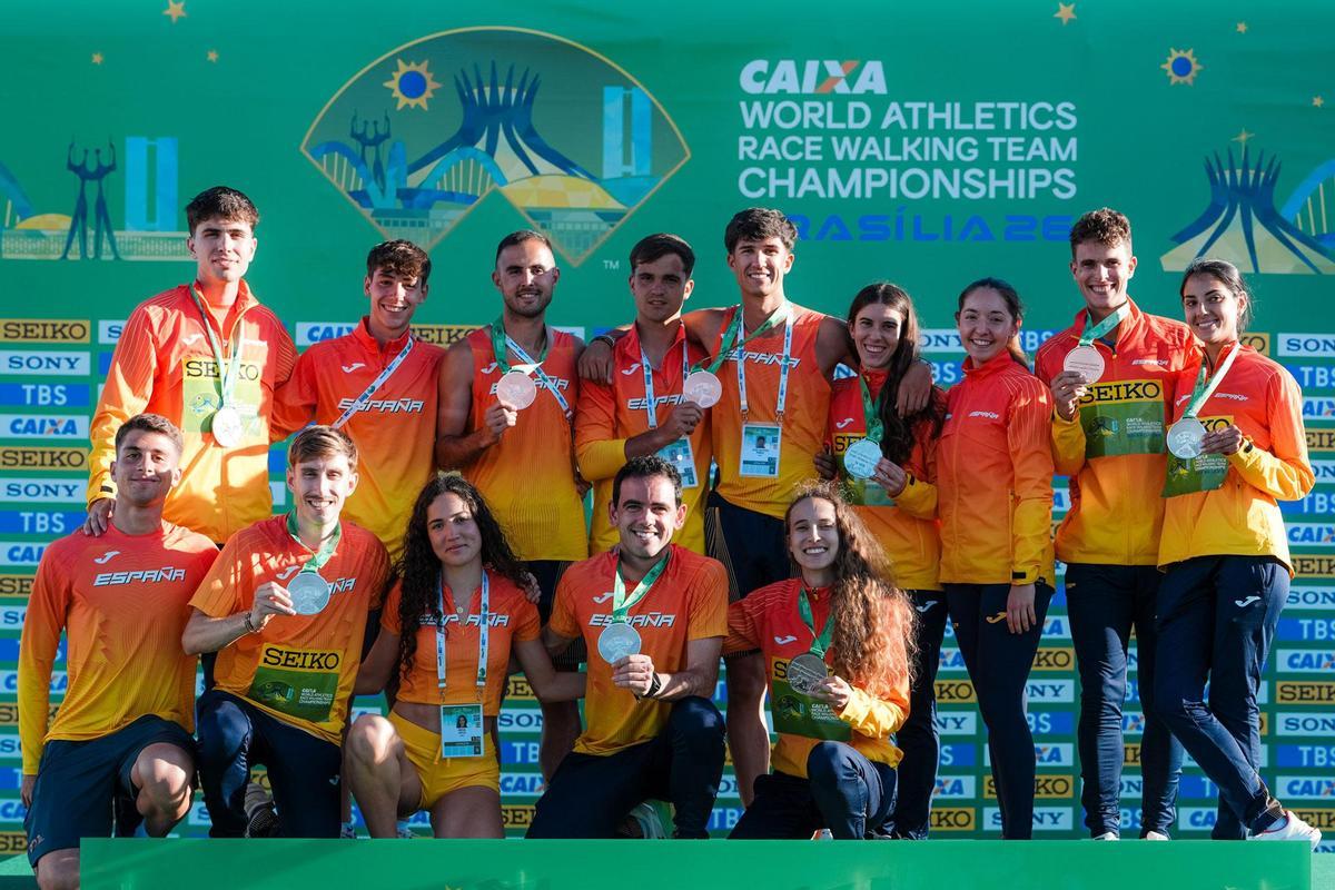 Medallistas españoles en Basilea.