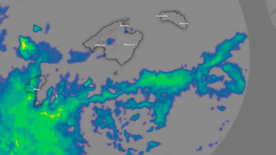 Radar de lluvias en directo | La DANA se adelanta y pone en alerta a Baleares