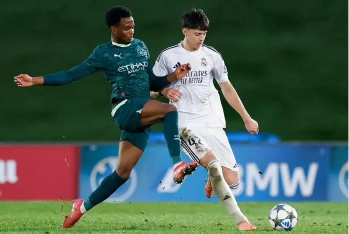 Leo Lemaitre en su debut en la Youth League.