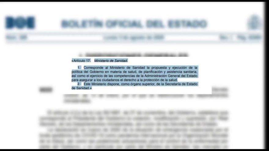 El Gobierno crea una Secretaría de Estado de Sanidad